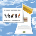 Cloud Nine Birthday Music Download Greeting Card w/ The Company Task Force On Aging